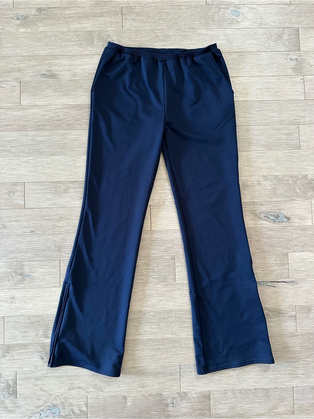 Reebok Y2K Flare Navy Blue Women's Bootcut Track Pants Size Medium
